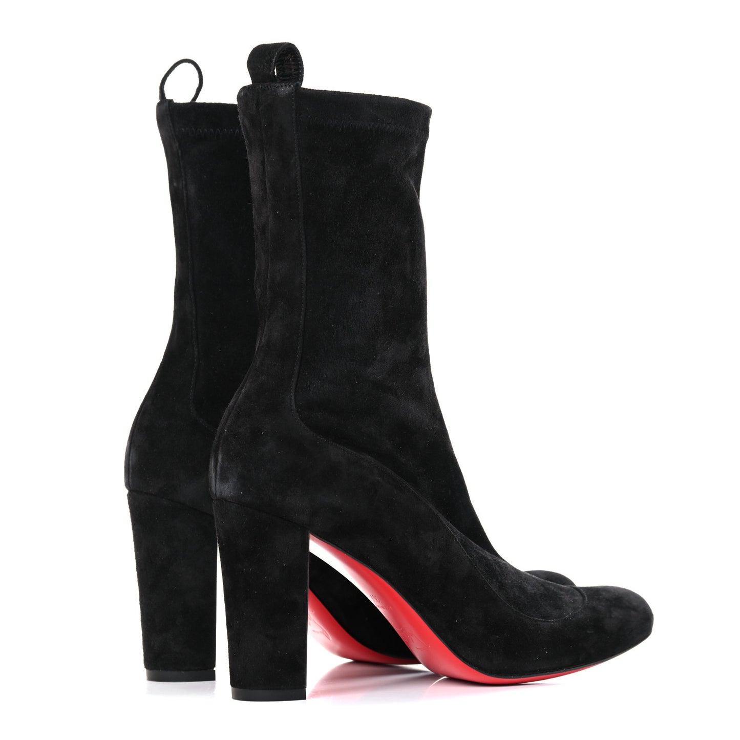 Veau Velours Stretch Gena 85 Bootie 37 Black