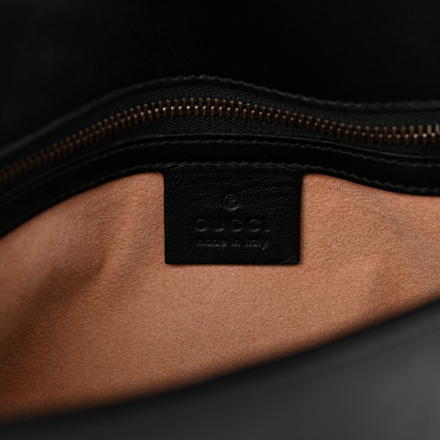 Calfskin Matelasse Small GG Marmont Shoulder Bag Black