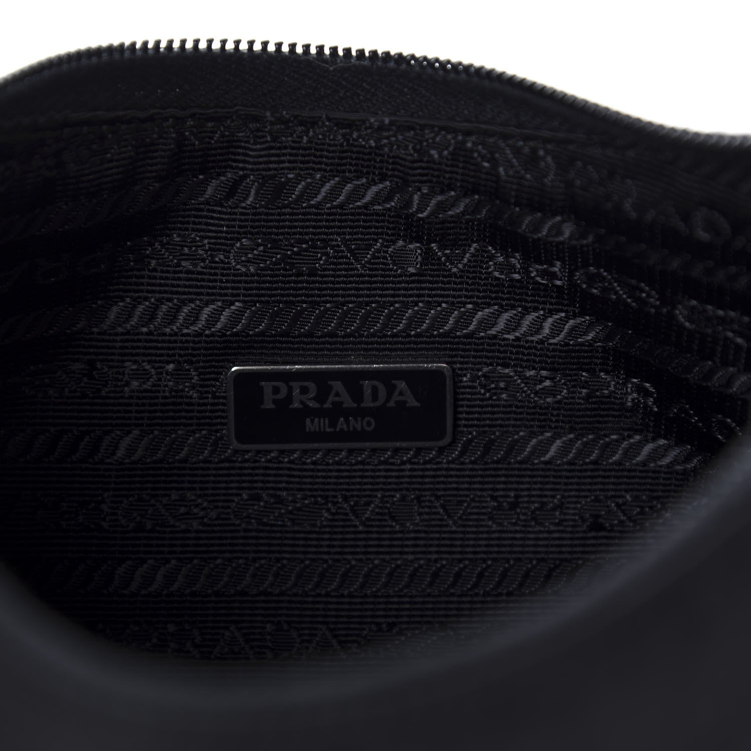 Prada Tessuto Nylon Mini Re-Edition 2000 Bag Black 8 of 9