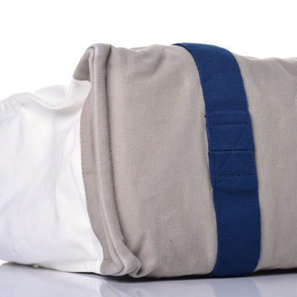Hermes Cotton Canvas Adada Nappy Diaper Bag Bleu Marine 7 of 8