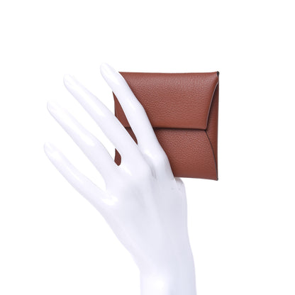 Hermes Evercolor Bastia Coin Purse Brique 2 of 7