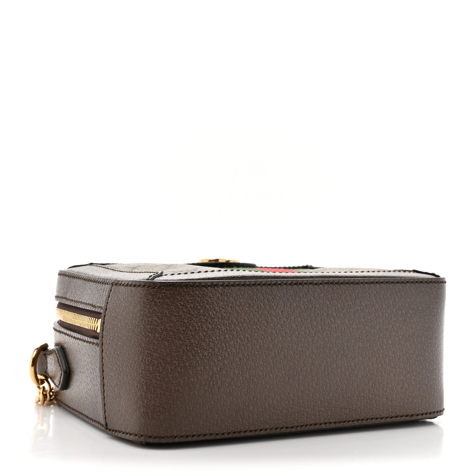 Gucci GG Supreme Monogram Mini Ophidia Top Handle Shoulder Bag Brown 4 of 10