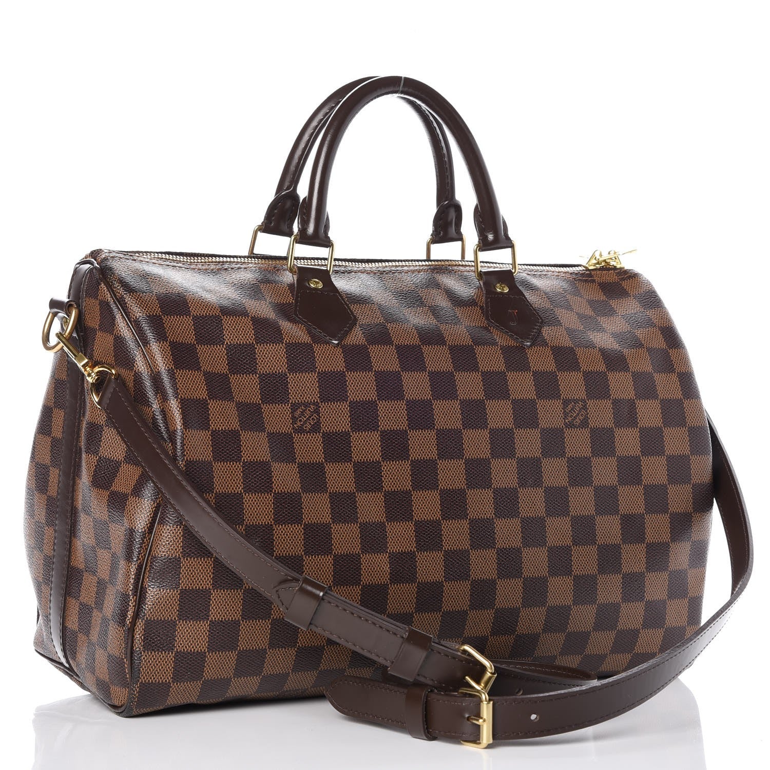 Louis Vuitton Damier Ebene Speedy Bandouliere 35 4 of 14