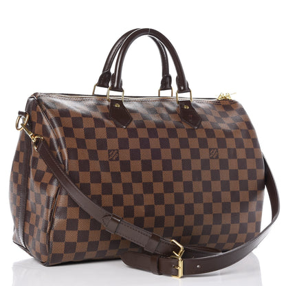 Louis Vuitton Damier Ebene Speedy Bandouliere 35 4 of 14