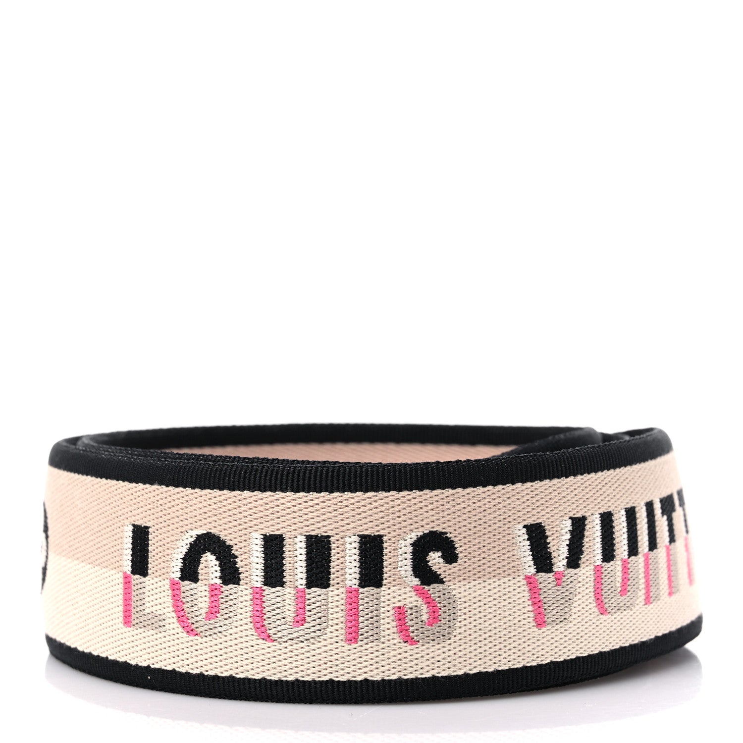 Louis Vuitton Jacquard Speedy Bandouliere 20 Shoulder Strap Black 2 of 3