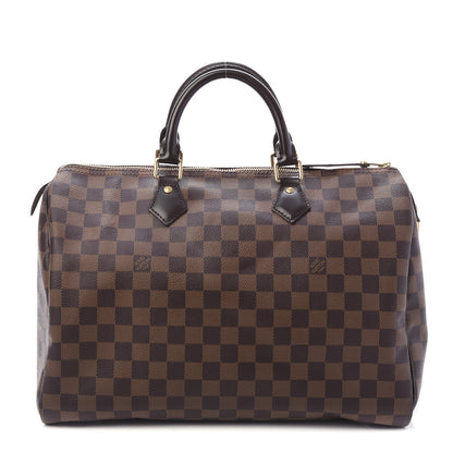 Louis Vuitton Damier Ebene Speedy 35 1 of 10