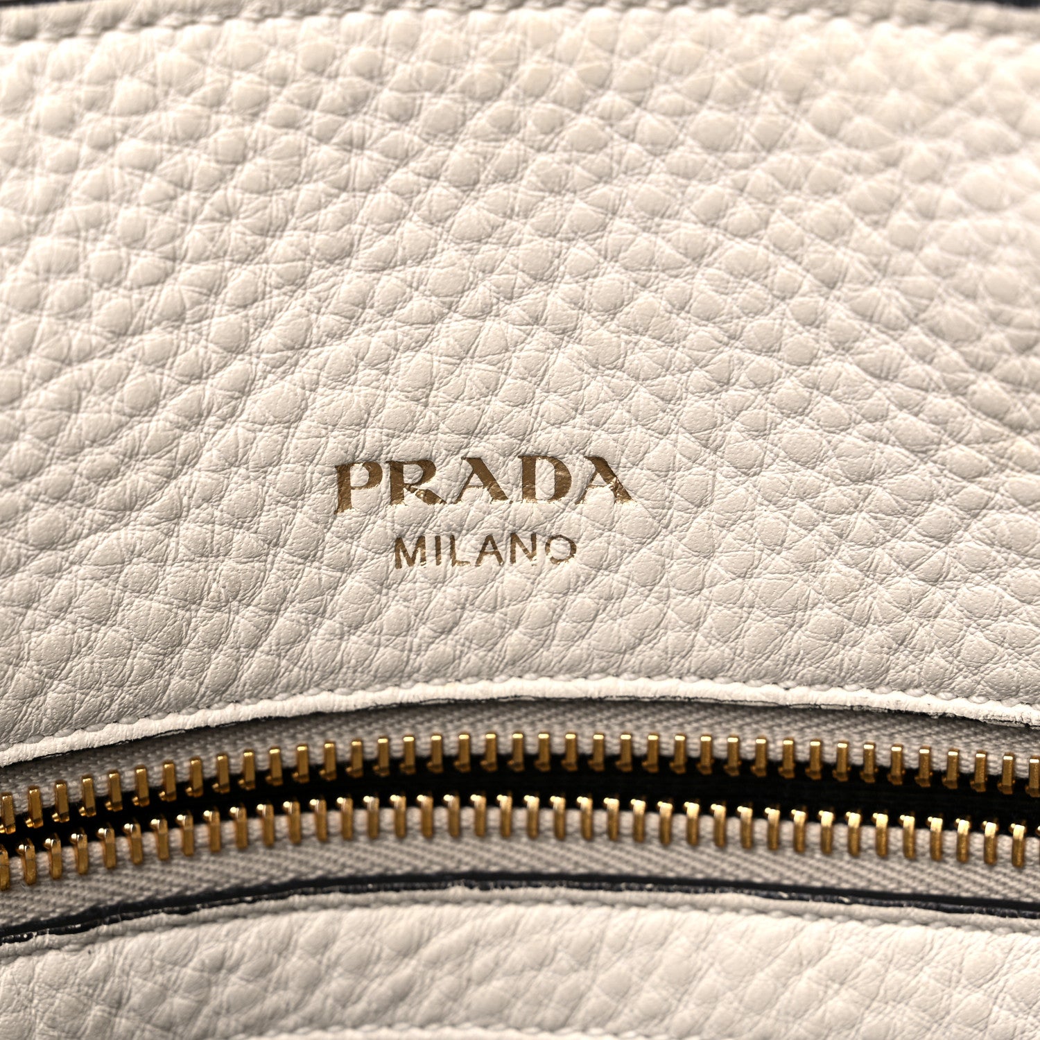 Prada Vitello Daino Shoulder Bag White 6 of 16