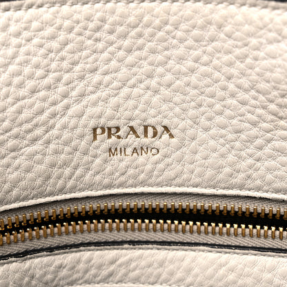 Prada Vitello Daino Shoulder Bag White 6 of 16
