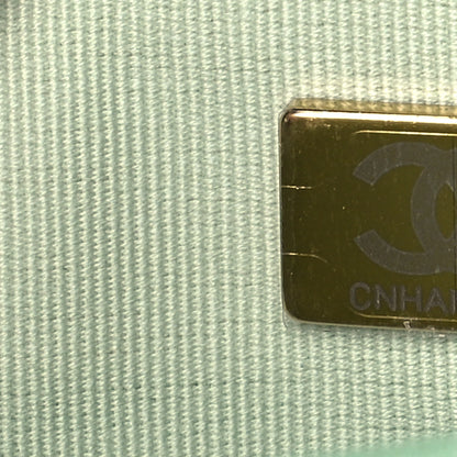 Chanel Caviar Quilted Wallet On Chain WOC Light Green 7 of 10