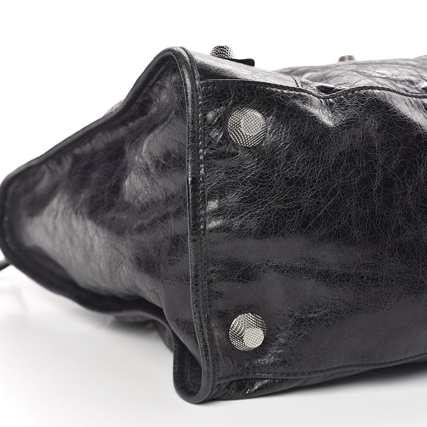 Agneau Giant 21 Silver Hardware Work Black