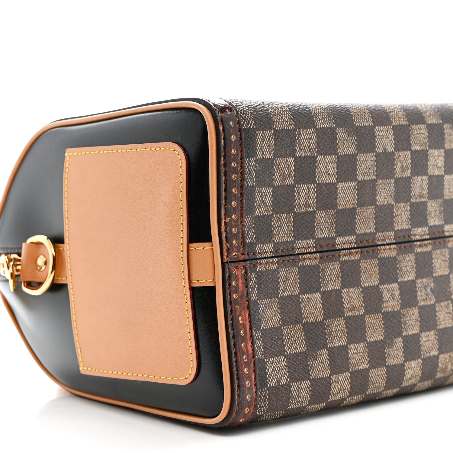 Louis Vuitton Transformed Damier Ebene Time Trunk Speedy Bandouliere 25 Black 9 of 11