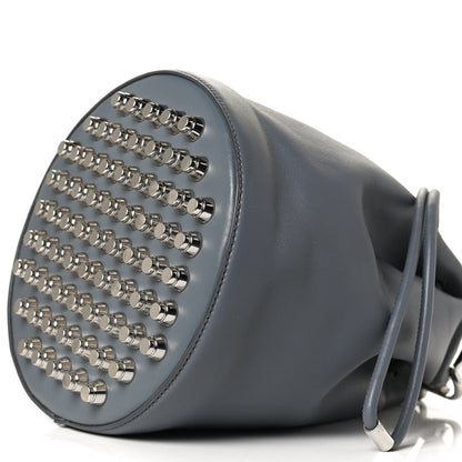 Alexander Wang Calfskin Alpha Bucket Bag Grey Silver Hardware 12 of 12