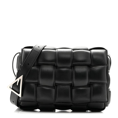 Bottega Veneta Nappa Maxi Intreccio Padded Cassette Crossbody Bag Black 1 of 9
