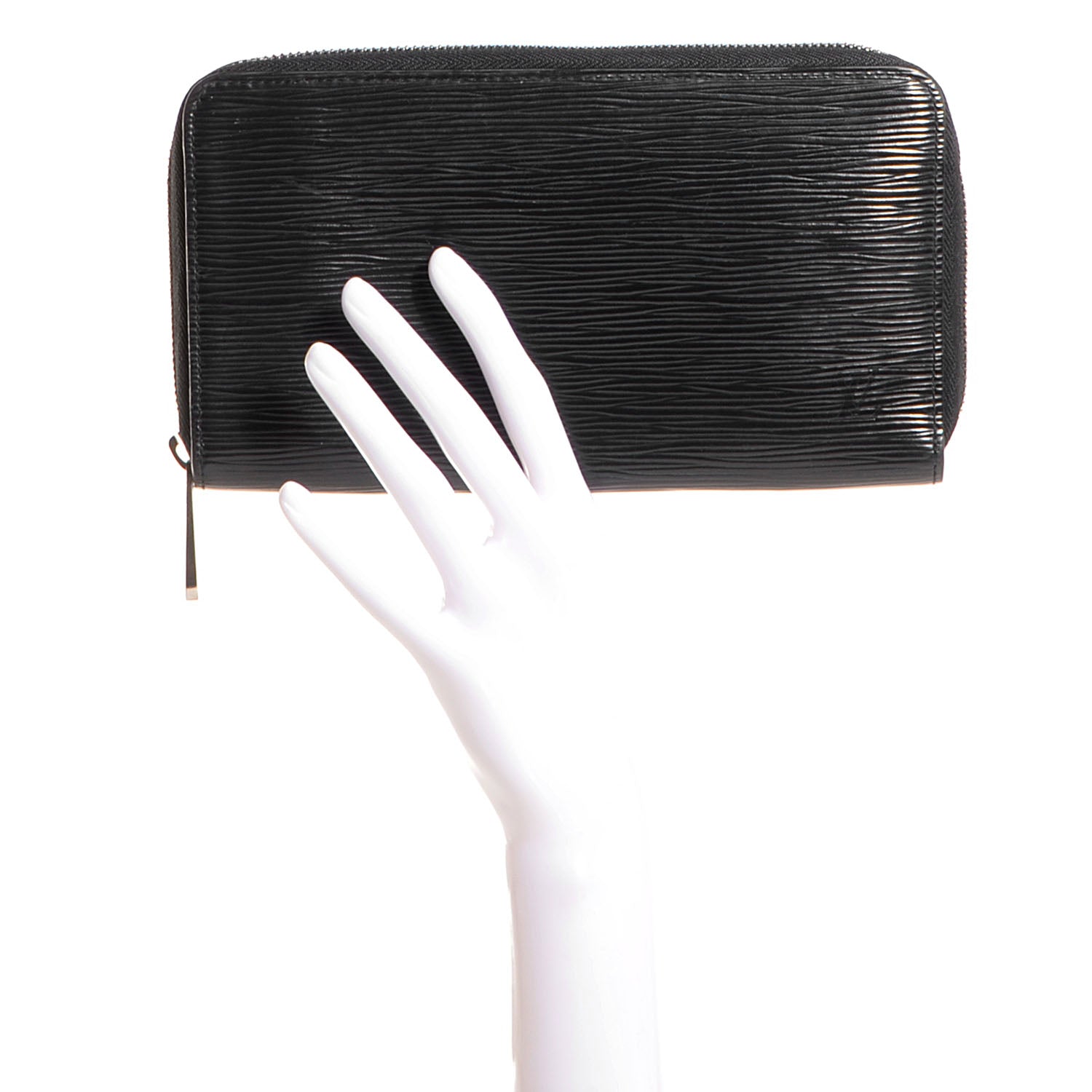 Louis Vuitton Epi Zippy Organizer Wallet Black 2 of 7