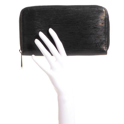 Louis Vuitton Epi Zippy Organizer Wallet Black 2 of 7