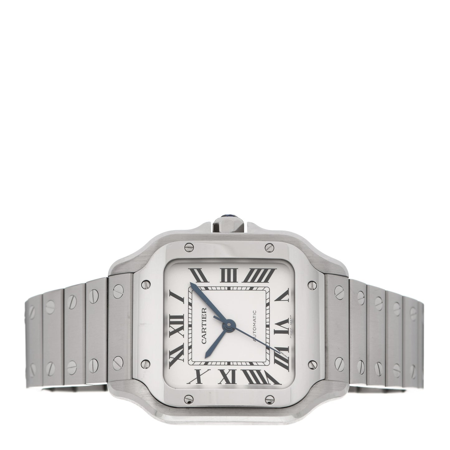 Stainless Steel 35mm Santos de Cartier Automatic Watch