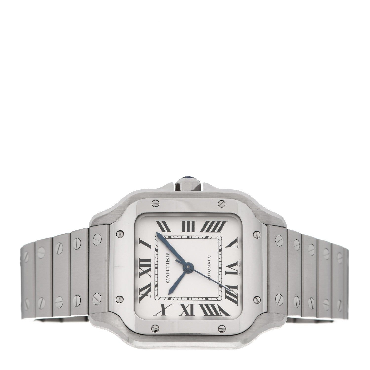 Cartier Stainless Steel 35mm Santos de Cartier Automatic Watch 2 of 5