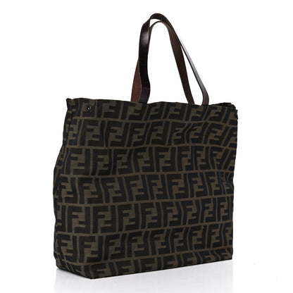 Fendi Zucca Small Tote Tobacco 3 of 13