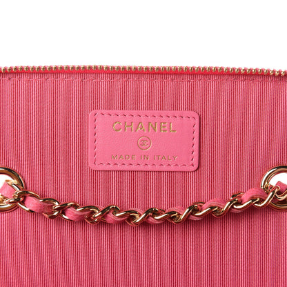 Chanel Caviar Quilted Small Vanity Case With Chain Pink 8 of 11