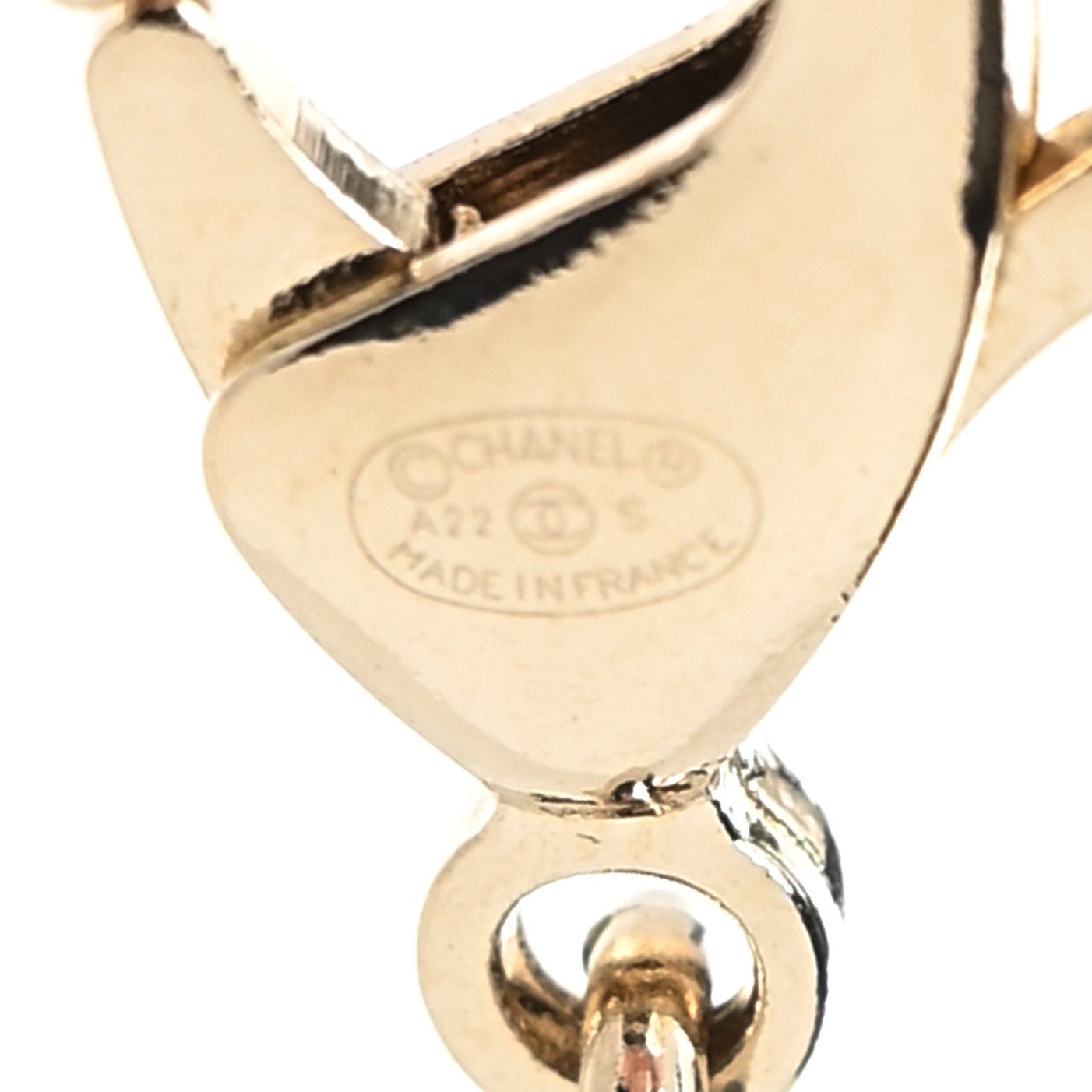 Resin Crystal CC No 5 Perfume Bottle Necklace