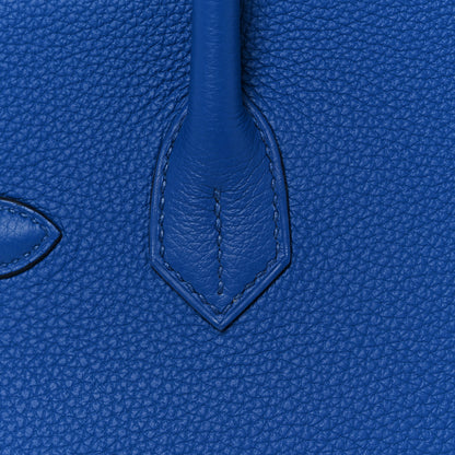 Hermes Togo Birkin 30 Bleu France 12 of 35