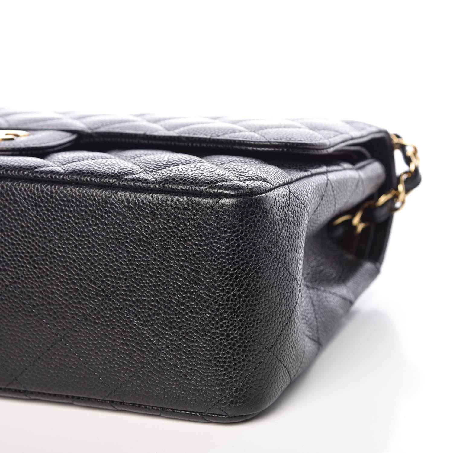 Chanel Caviar Quilted Jumbo Double Flap Black 9 of 18