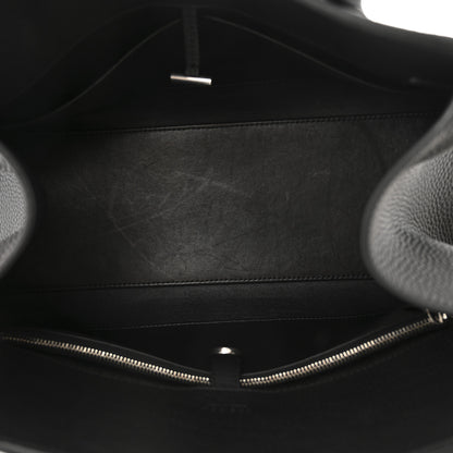 The Row Grained Calfskin Margaux Shoulder 12 Black 5 of 11