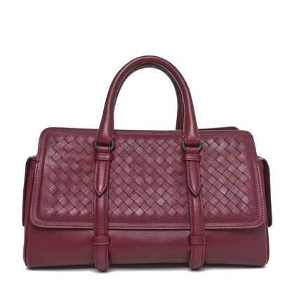 Bottega Veneta Nappa Intrecciato Medium Monaco Satchel Ebano 1 of 11