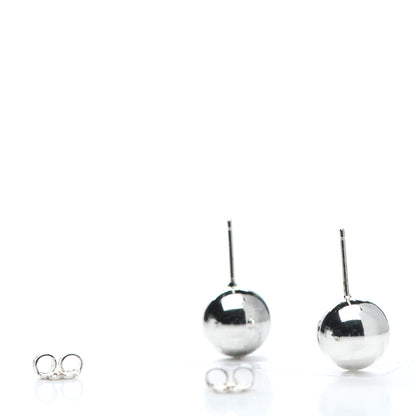 Tiffany Sterling Silver 10mm HardWear Ball Earrings 3 of 5
