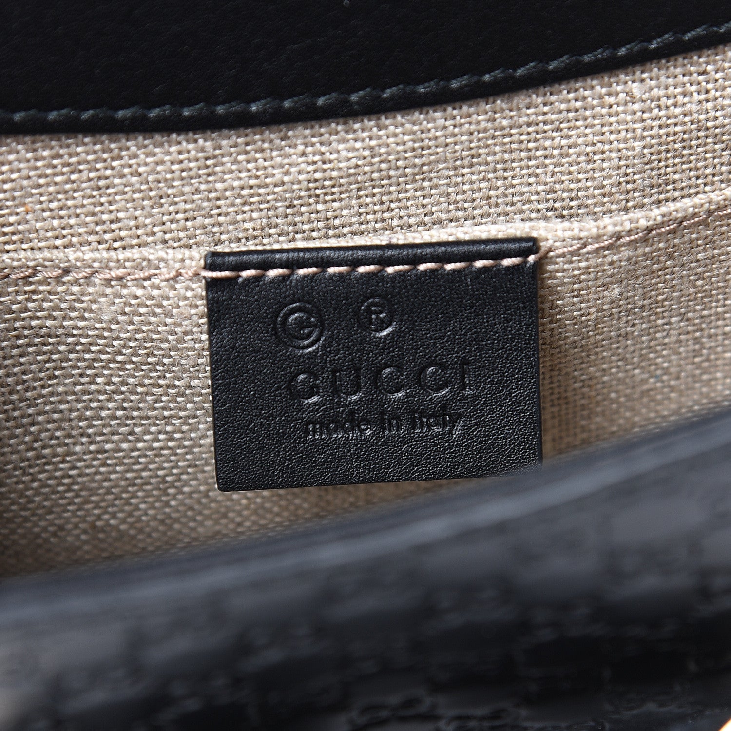 Gucci Microguccissima Mini Emily Shoulder Bag Black 5 of 10