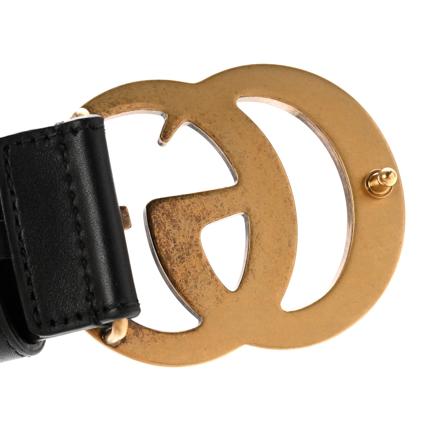 Gucci Calfskin Double G 40mm Belt 80 32 Black 5 of 5