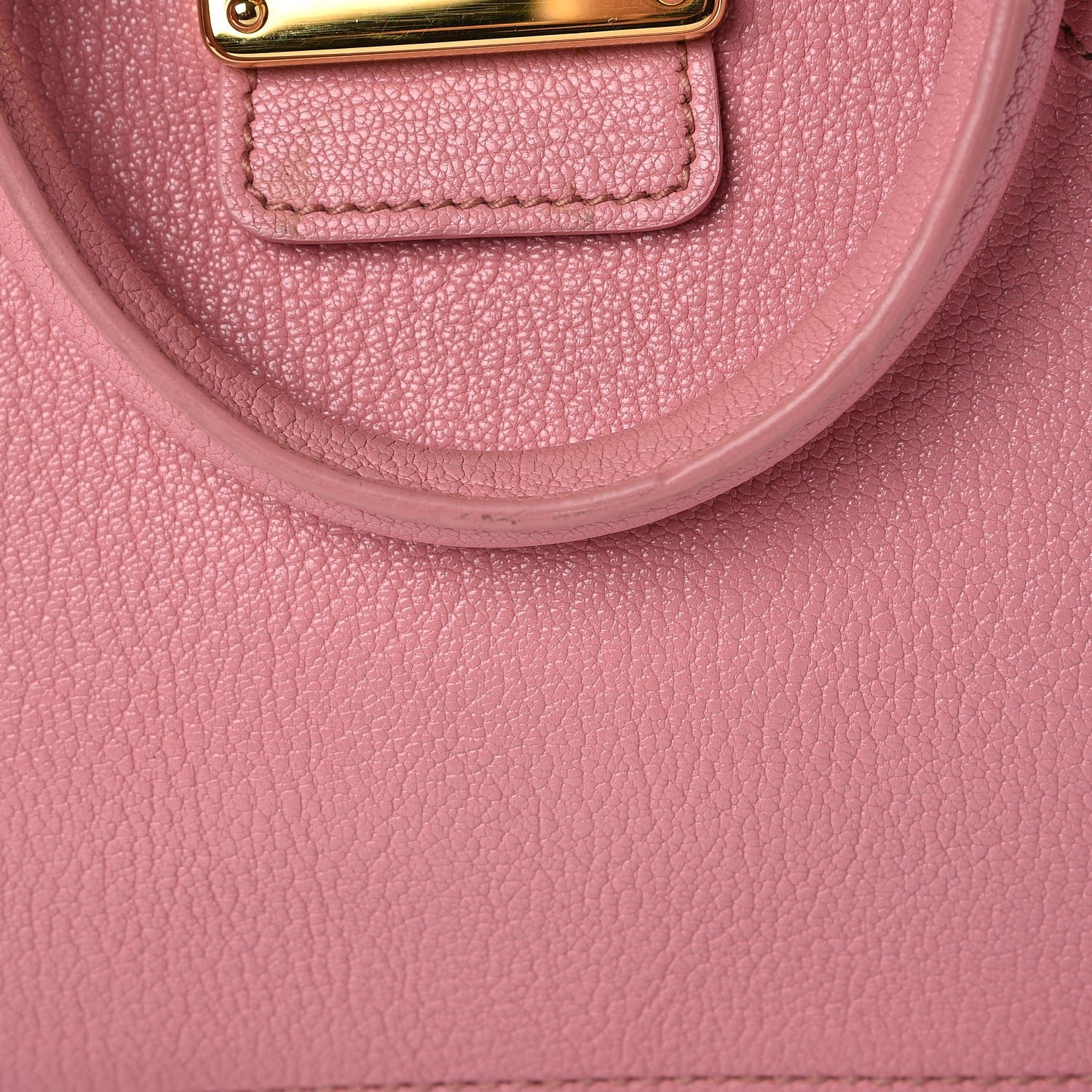 Miu Miu Goatskin Madras Shopping Tote Rosa Gemma 13 of 18