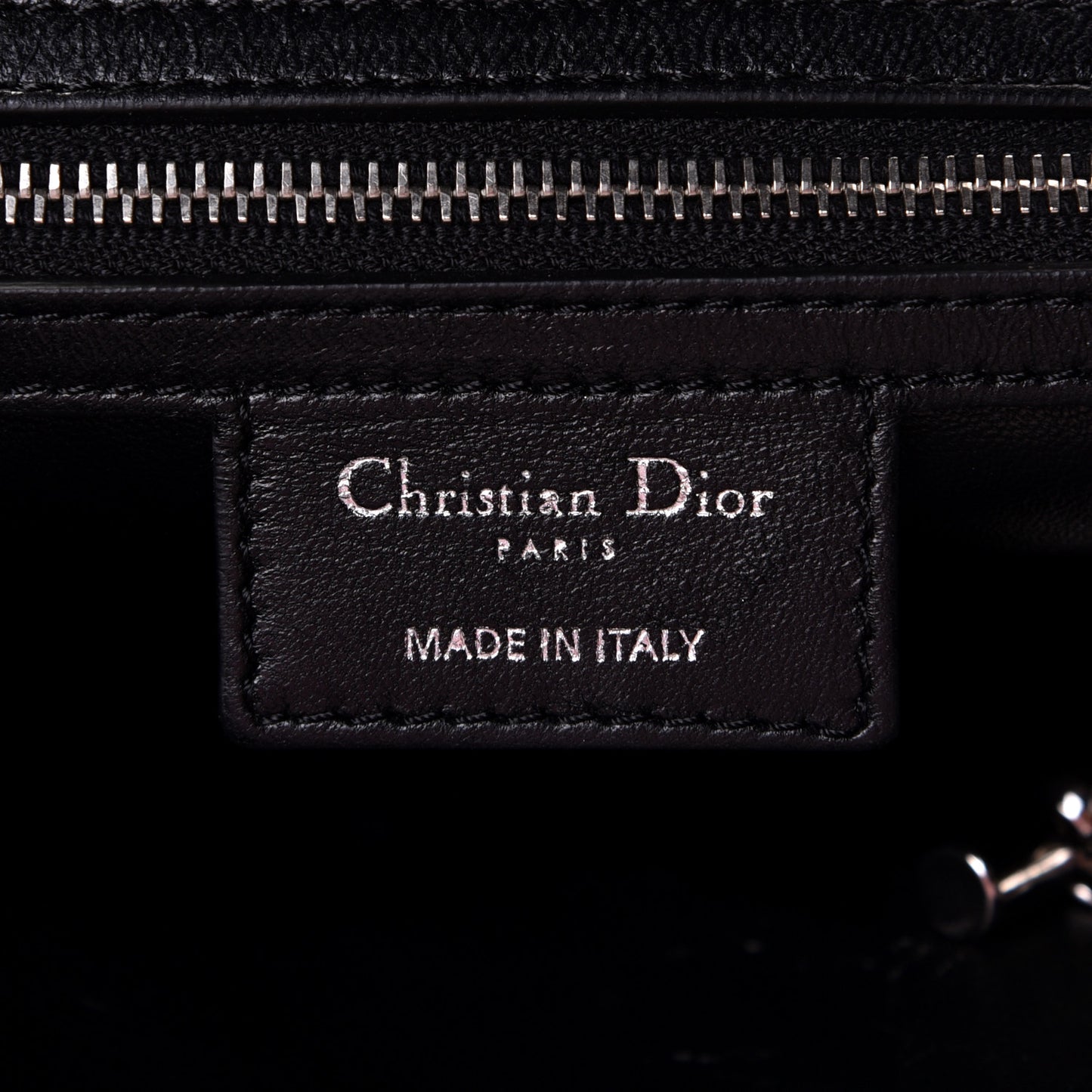 Lambskin Cannage Dior So Dior Tote Black