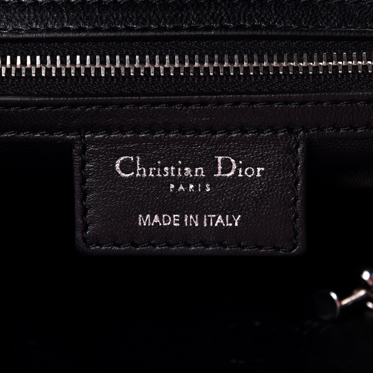 Christian Dior Lambskin Cannage Dior So Dior Tote Black 5 of 5