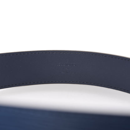 Louis Vuitton Epi Mens 35mm Metropole Belt 90 36 Blue Celeste 6 of 7