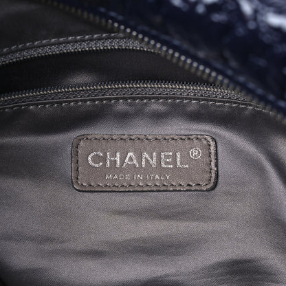 Chanel Vinyl Rock in Moscow Tote Navy 6 of 10
