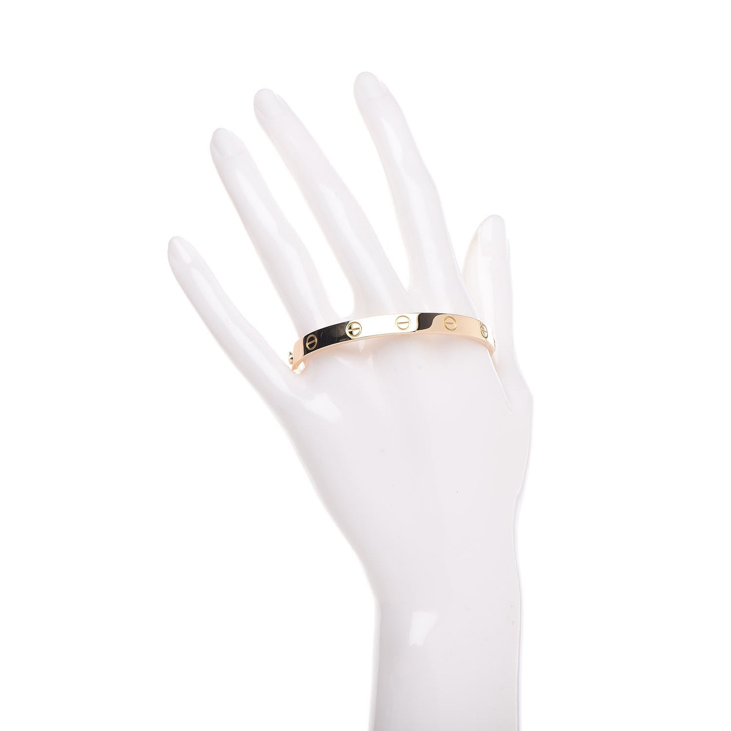 18K Yellow Gold LOVE Bracelet 17