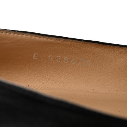 Chanel Calfskin Quilted CC Moccasin Loafers 37 Black 8 of 8