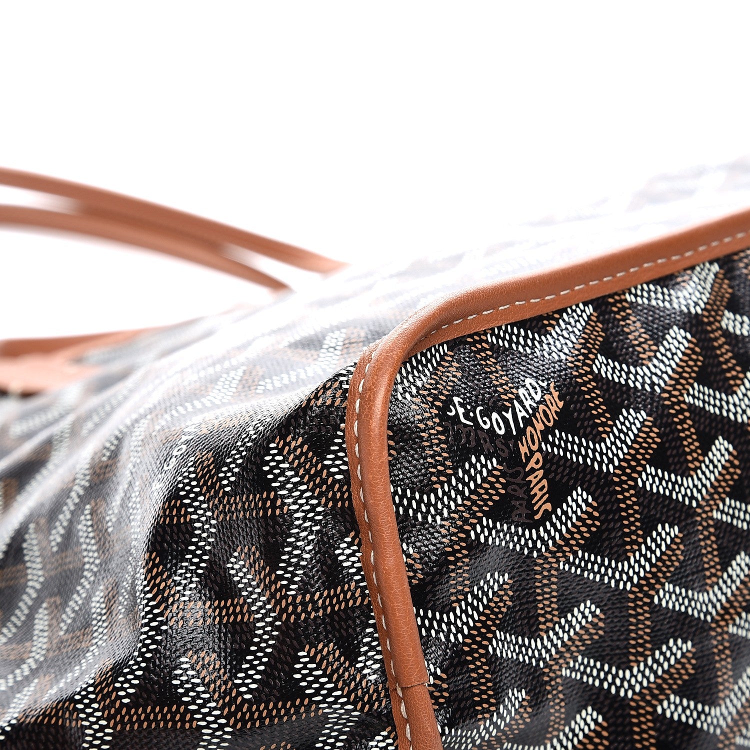 Goyard Goyardine Reversible Anjou PM Black Gold 12 of 13