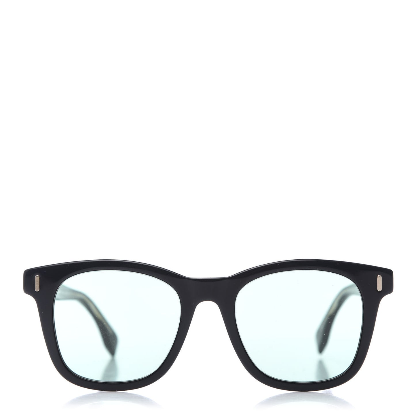 Acetate Rectangular FF M0040/S Sunglasses Black