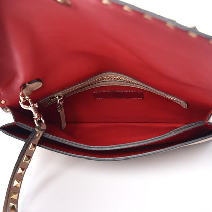 Valentino Garavani Nappa Rockstud Wristlet Clutch Alpaca 5 of 10