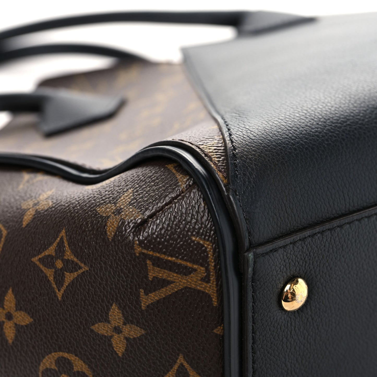 Calfskin Monogram Kimono Tote Black