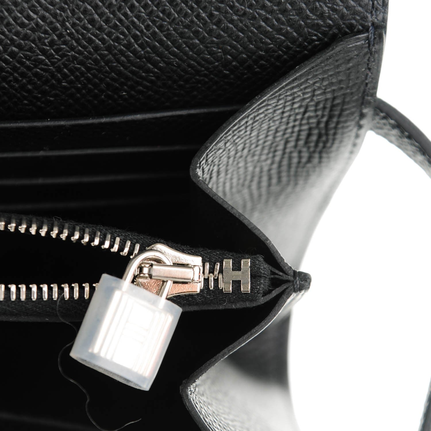 Hermes Epsom Kelly Longue Wallet Black 12 of 13