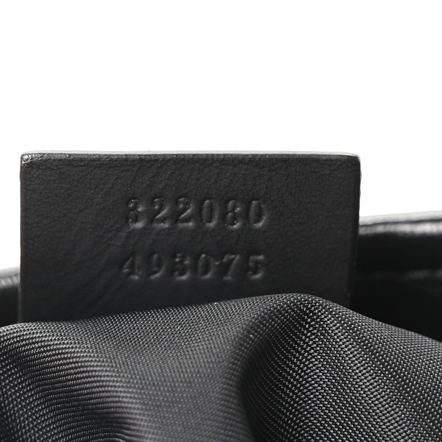 Guccissima Flat Messenger Bag Black