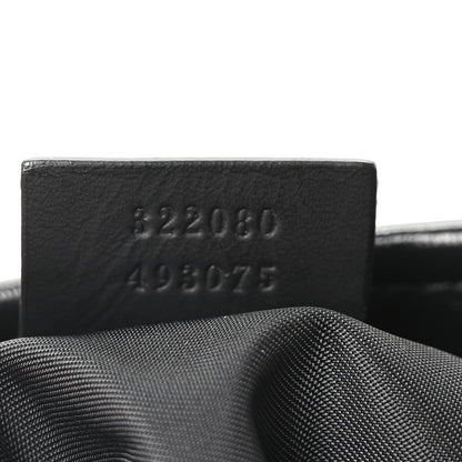 Gucci Guccissima Flat Messenger Bag Black 7 of 10