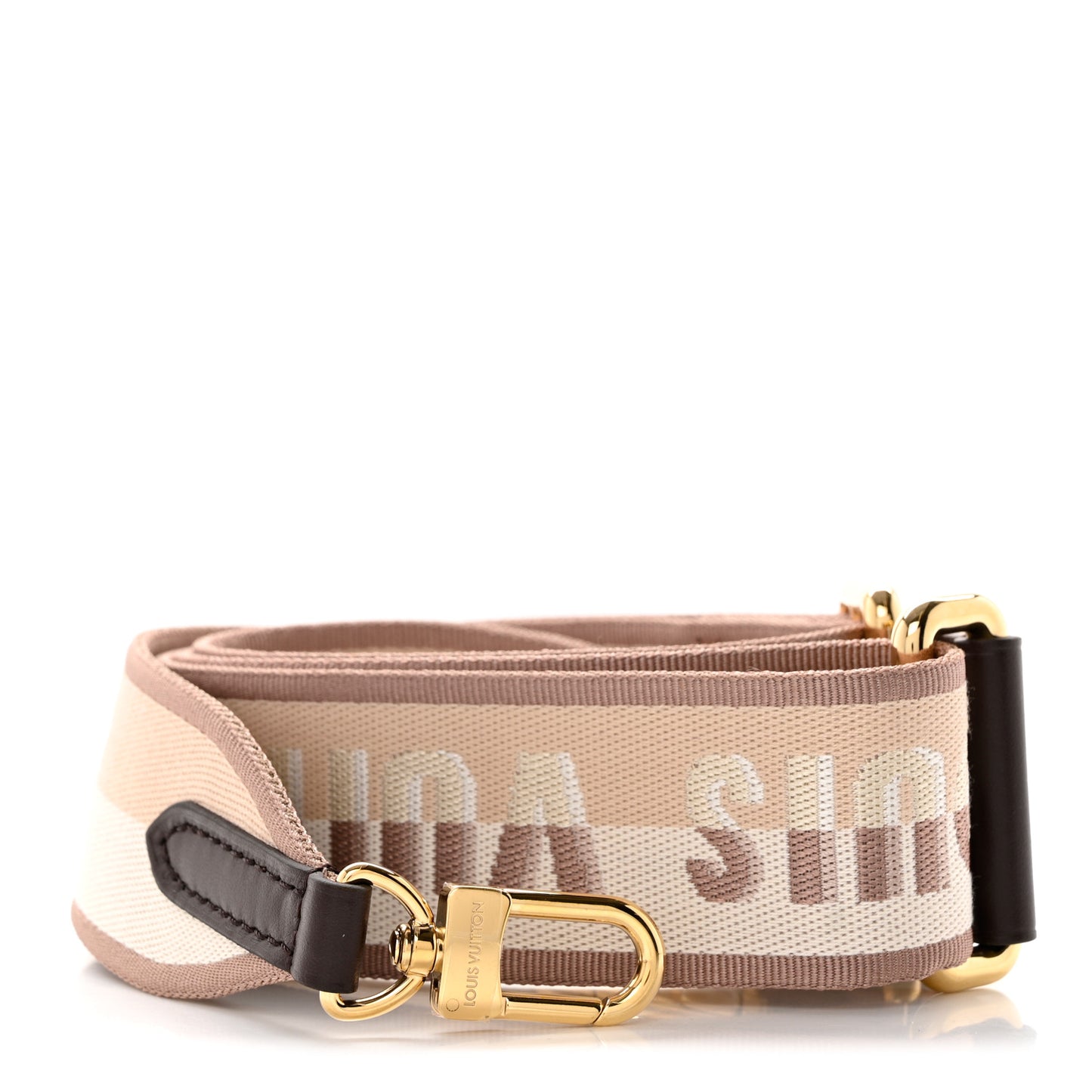 Jacquard Speedy Bandouliere 20 Shoulder Strap Beige Brown