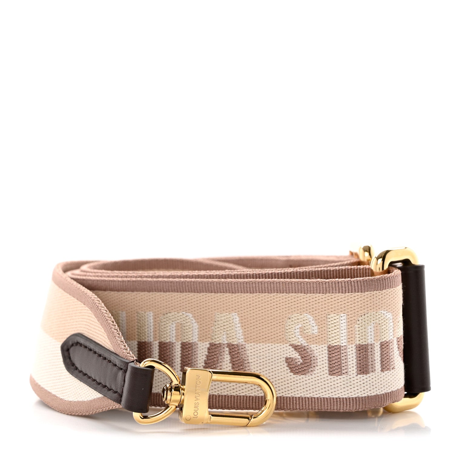 Louis Vuitton Jacquard Speedy Bandouliere 20 Shoulder Strap Beige Brown 1 of 3