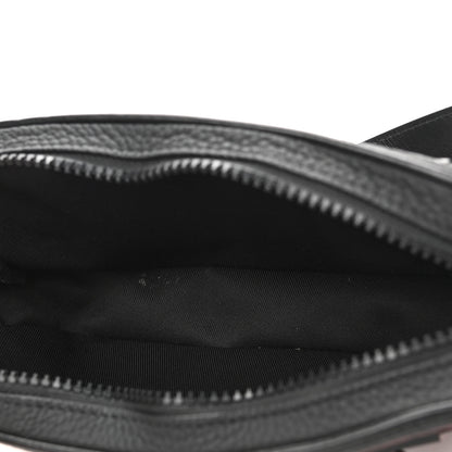 Louis Vuitton Taurillon Monogram Uniformes Solar Ray Soft Pochette Volga Belt Bag Black 5 of 11