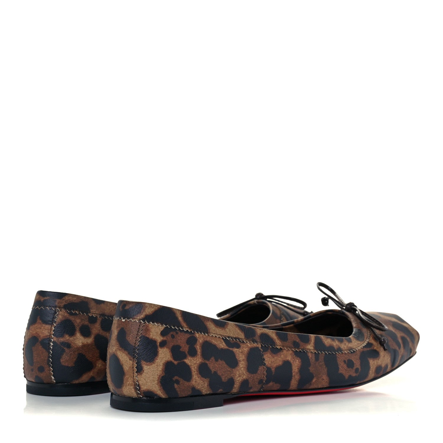 Christian Louboutin Veau Velours Mamadrague Flats 39 Leo 4 of 10