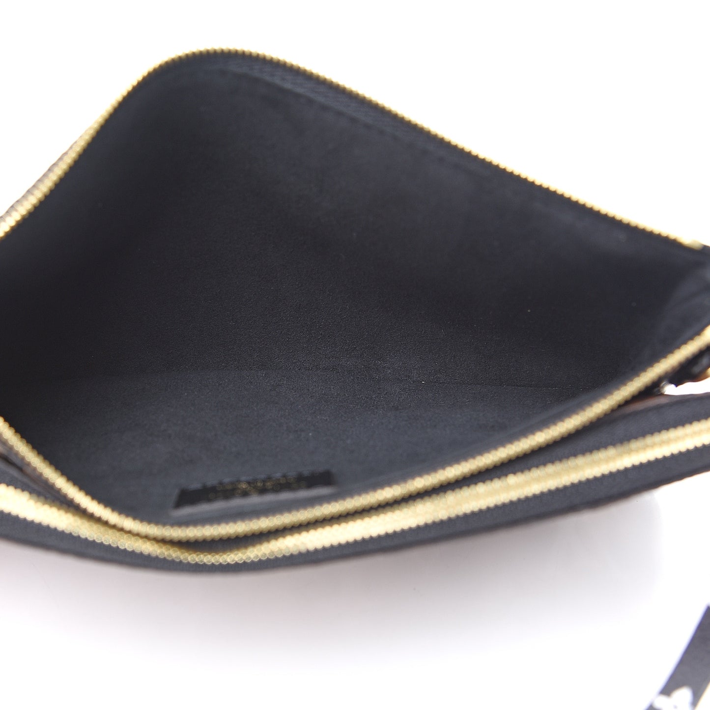 Monogram Giant Jungle Pochette Double Zip Black